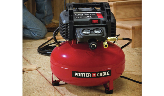 Porter-Cable 0.8 HP 6 Gal. Pancake Air Compressor—$68.00! FREE Shipping!