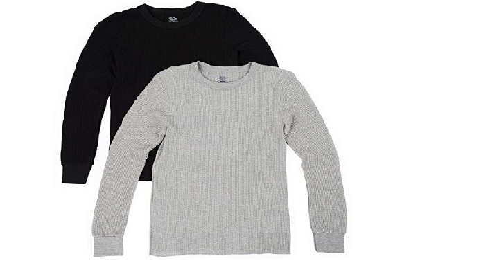 Hurry! Fruit of the Loom Men’s Classic Midweight Waffle Thermal Top (2 pack) Only $1.99!