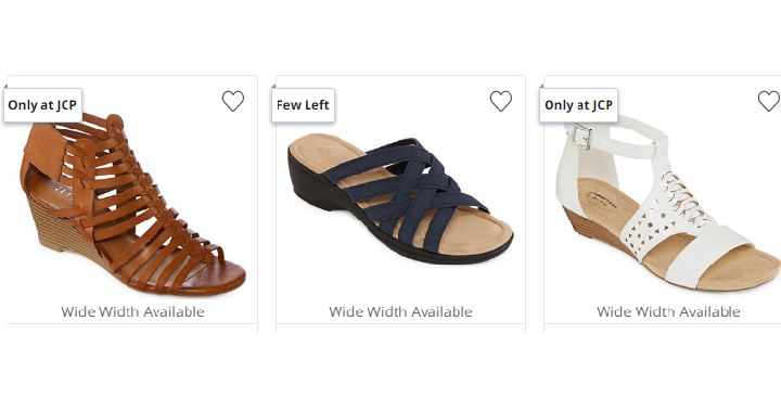 JCPenney: Buy 1 Sandal, Get 2 for FREE!