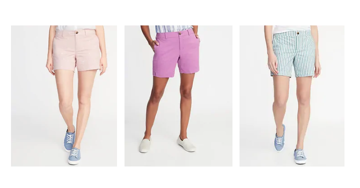 Old Navy Cardholders: Women’s Everyday Shorts Only $8.00 Each! Today Only!