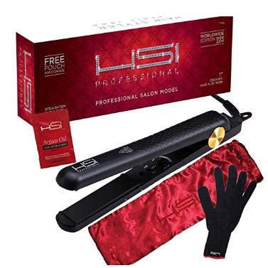 HSI Professional Ceramic Tourmaline Ionic Flat Iron Hair Straightener Set – Only $24.14! *Lightening Deal*