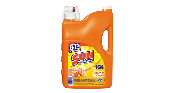Sun Liquid Laundry Detergent Summer Escape, 188 Ounce, 134 Loads – Just $2.96!