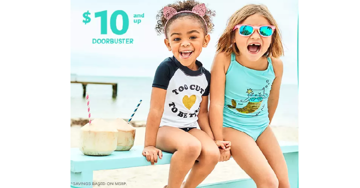 Carter’s: Kids Swim for Only $10 Each! Stock up for Summer!