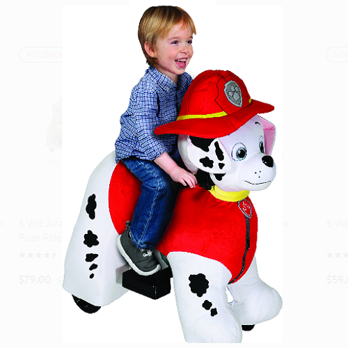 Paw Patrol 6-Volt Plush Marshall Ride-on for Only $99 Shipped! (Reg. $150)