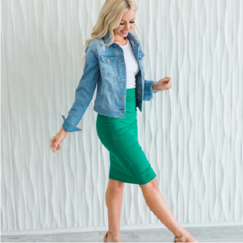 Luxe Pencil Skirts (Multiple Color Options) Only $9.99! (Reg. $28.99)