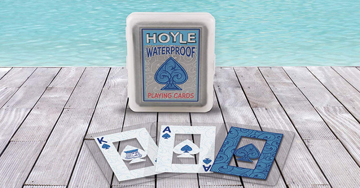 Hoyle Waterproof Clear Playing Cards Only $5.07!