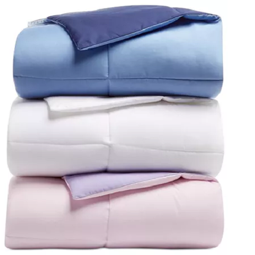 Martha Stewart Collection Essentials Reversible Down Alternative Comforter (Solid or Plaid)- ALL sizes Only $19.99! (Reg. $110)
