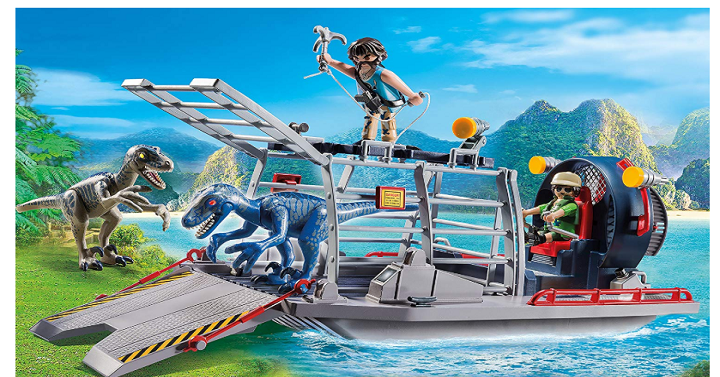 PLAYMOBIL Enemy Airboat with Raptor Building Set Only $19.99! (Reg. $35)