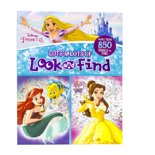 Disney Princess Lots and Lots of Look And Finds Picture Book Only $7.95!