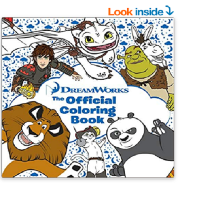 DreamWorks: The Official Coloring Book Only $7.17! (Reg. $15)