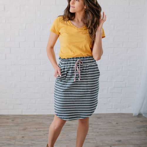 Tie Skirt – 3 Colors! Only $21.99! (Reg. $40)