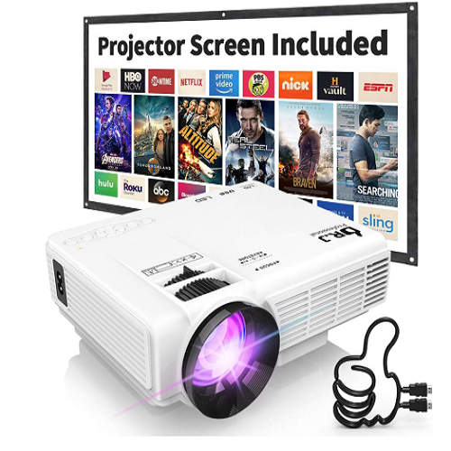 DR. J Professional LED HD 1080P Mini Projector Only $69.99 w/ clipped coupon!
