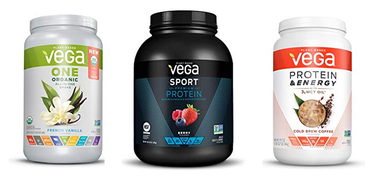 Save on Vega Protein Powders! Today only! Save up to 53%!