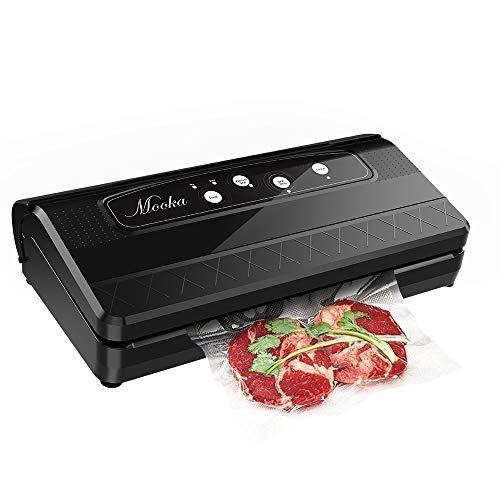 Mooka Vacuum Sealer with Built-in Cutter and 10 Bags—$59.49!