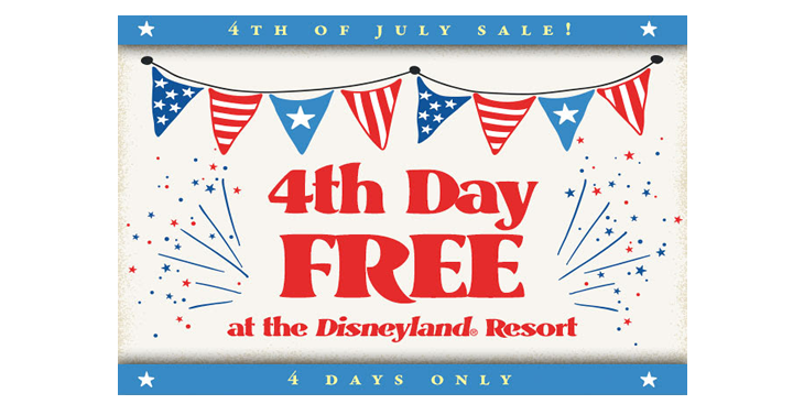 Fourth of July Disneyland Ticket Sale from Get Away Today!      
