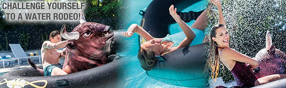 Intex Inflatabull Rodeo Bull Ride On Float Only $28.72!