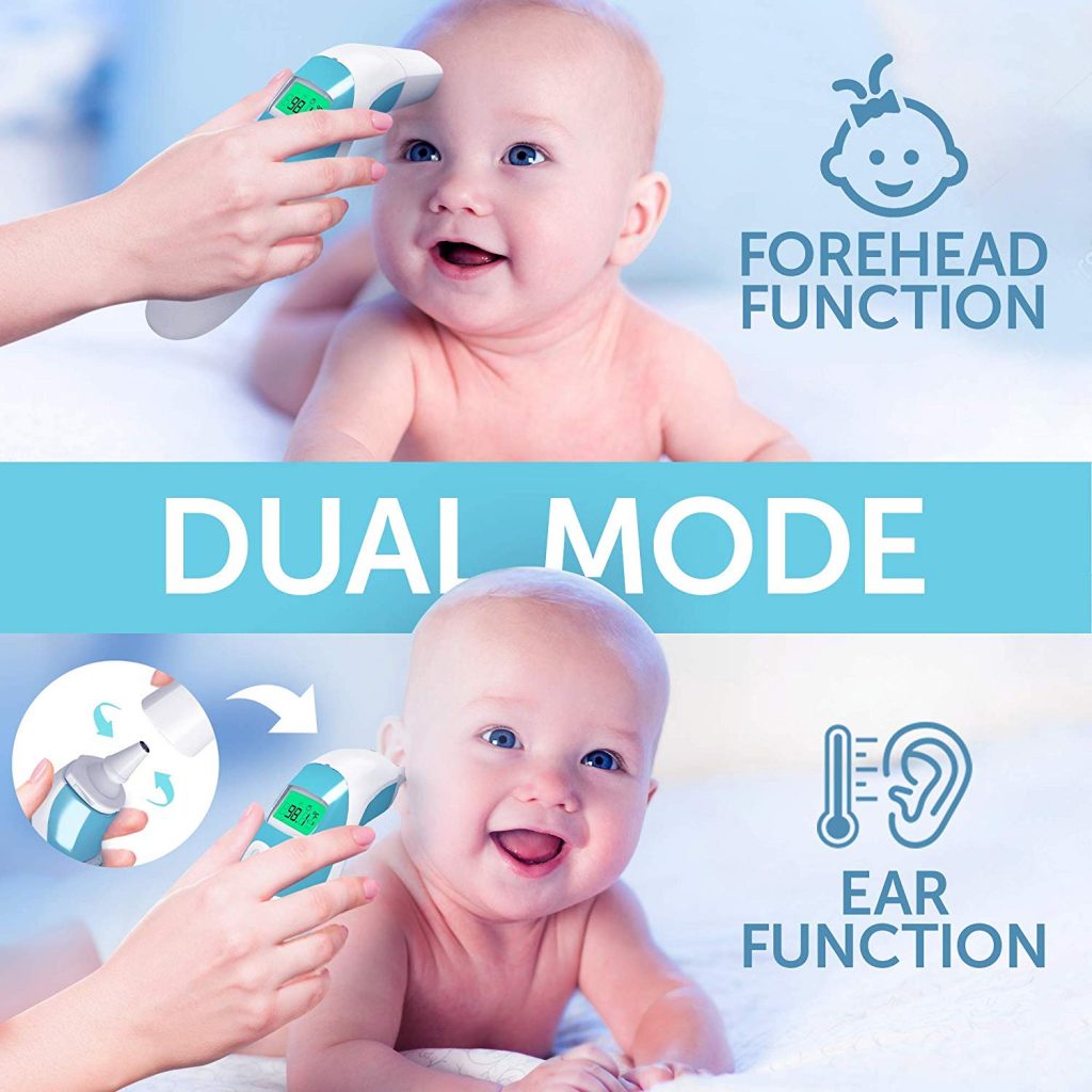 Infrared Forehead and Ear Digital Thermometer Only $19.11!