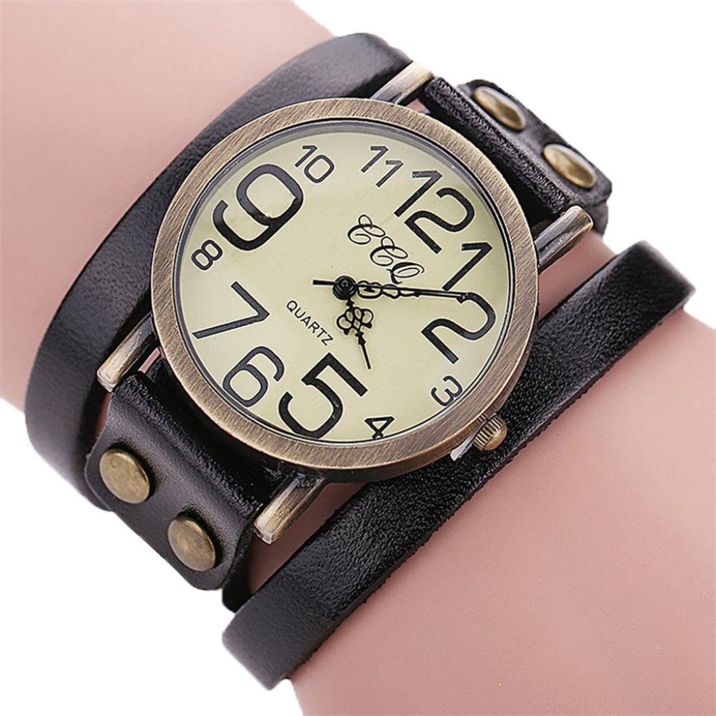 Leather Wrap Watch Only $4.93 Shipped!