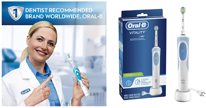 Oral-B Vitality FlossAction Electric Toothbrush with Automatic Timer Only $15.99! (Reg. $28)