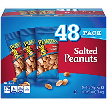 Planters Salted Peanuts (1 oz Bags, Pack of 48) Just $7.11!