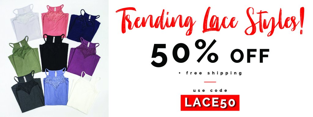 Still Available at Cents of Style! CUTE Trending Lace Styles – 50% Off! Plus FREE shipping!