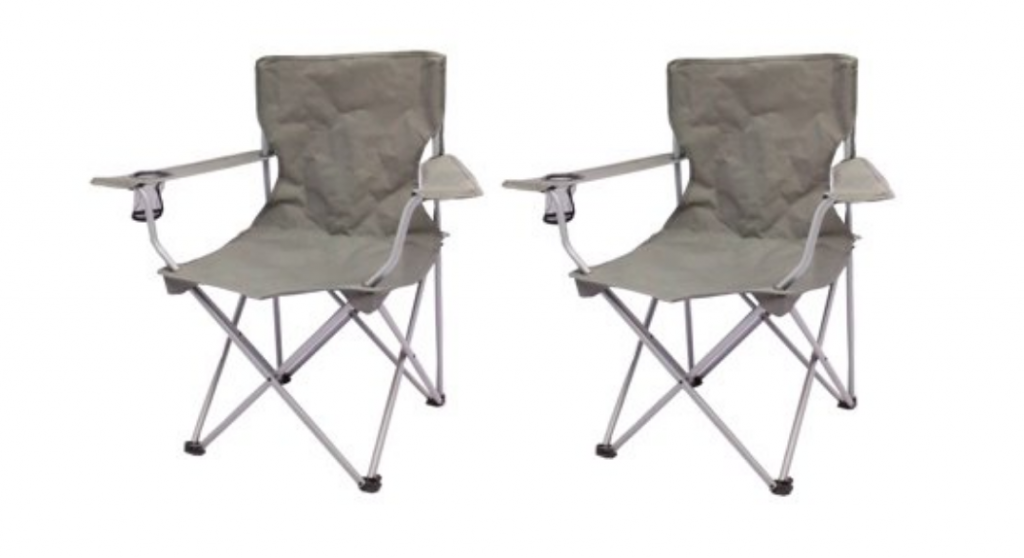 Ozark Trail Quad Folding Camp Chair 2 Pack Just $9.99! (Reg. $19.95)