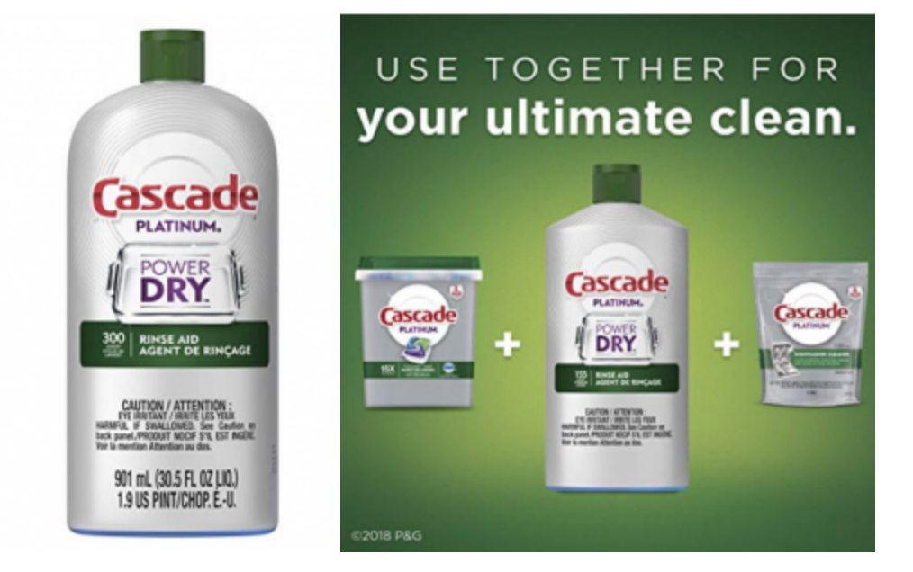 Cascade Platinum Rinse Aid Just $5.52 Shipped!