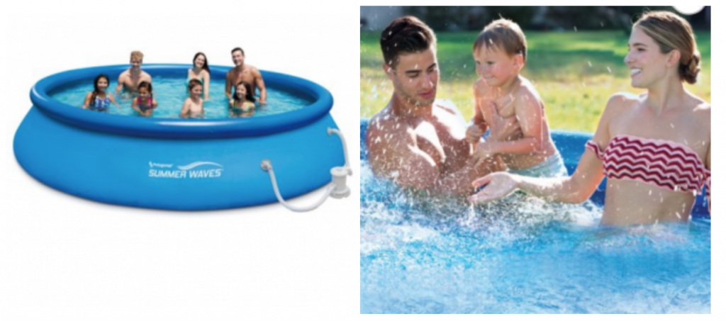 Summer Waves 15’x36″ Quick Set Above Ground Swimming Pool Just $77.00! (Reg. $109.00)