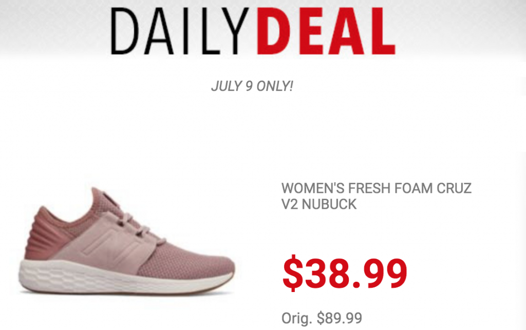 New Balance Women’s Fresh Foam Cruz V2 Nubuck Running Shoes Just $38.99 Today Only! (Rg. $89.99)