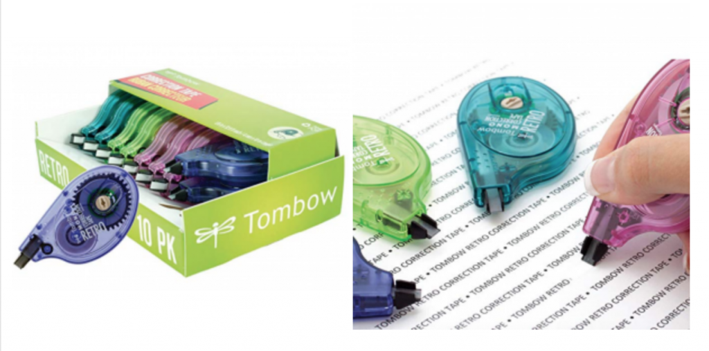 Tombow Retro Correction Tape 10-Count Just $13.51 Shipped! Perfect For Back-To-School!