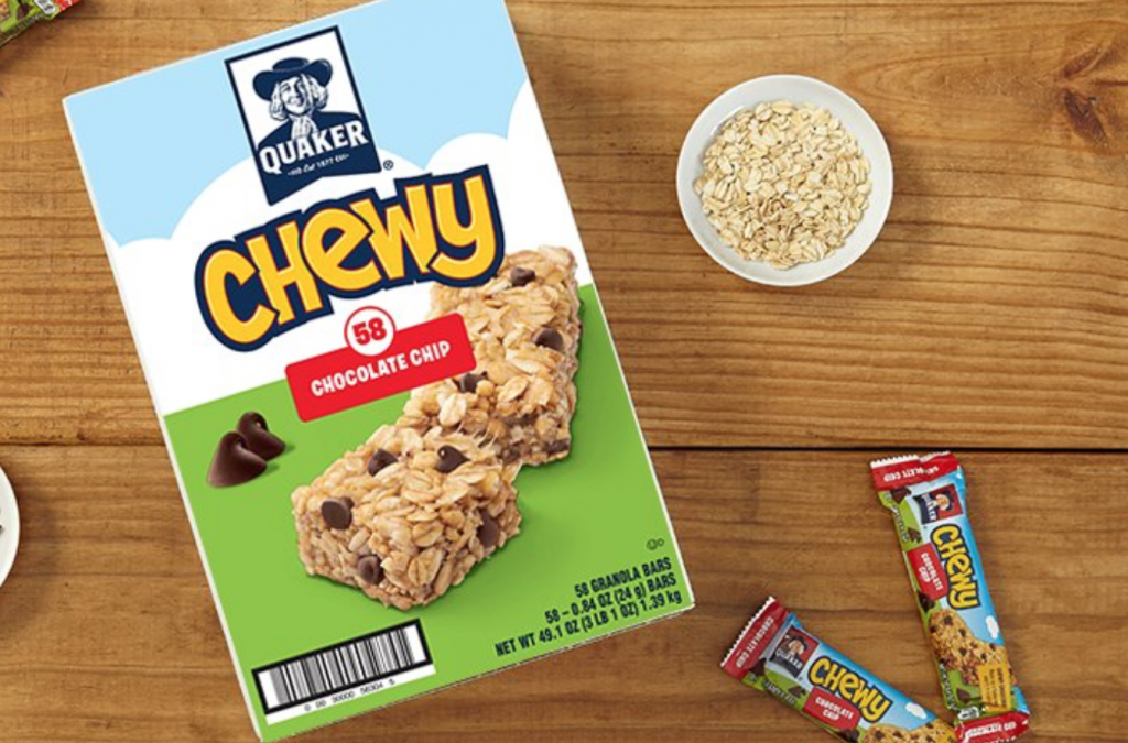 Prime Exclusive! Quaker Chewy Granola Bars, Chocolate Chip 58-Count Just $7.19 Shipped!