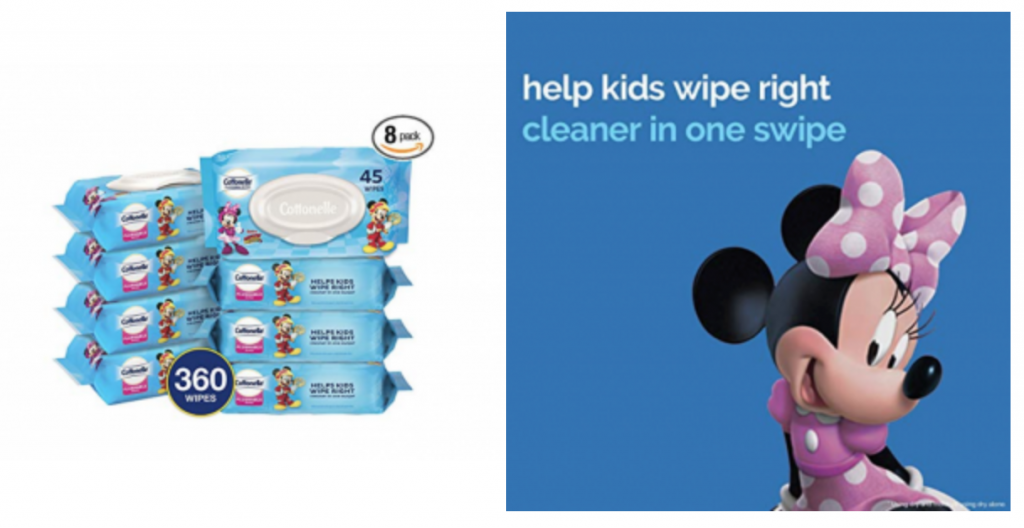 Cottonelle Flushable Toddler Wipes for Kids 360-Count Just $7.60 Shipped!