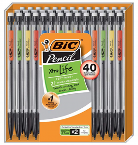 BIC Xtra-Life Mechanical Pencil, Medium Point (0.7 mm), 40-Count Just $6.63!