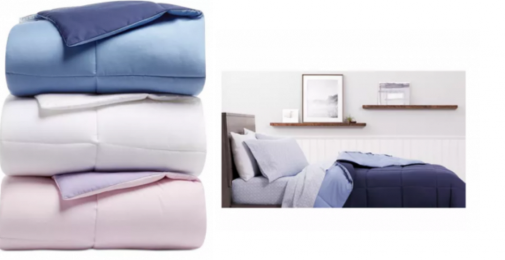 Martha Stewart Essentials Reversible Down Alternative Twin Comforter Just $19.99! (reg. $110.00)