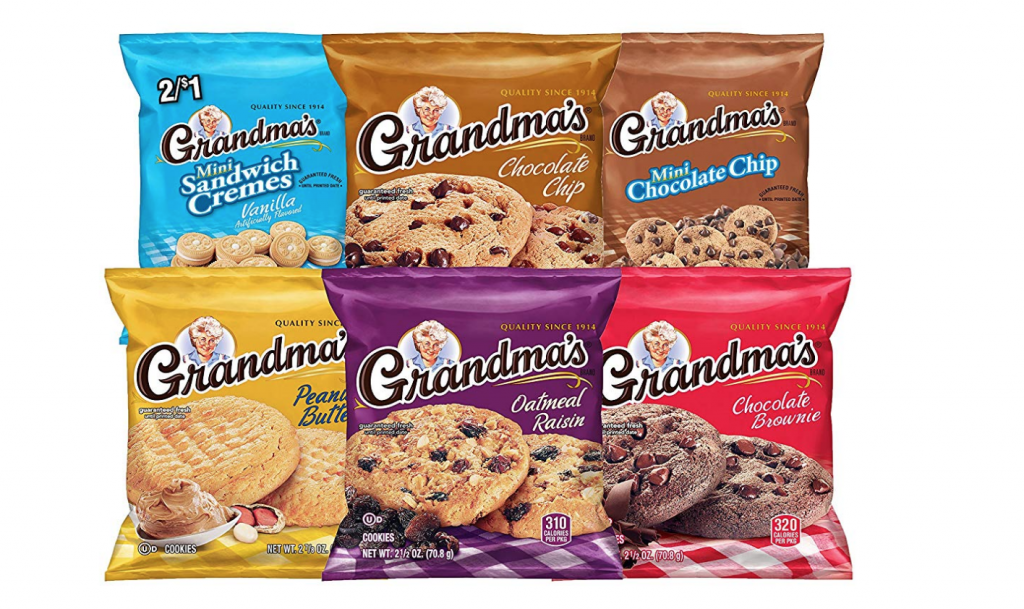 Grandma’s Cookies Variety Pack, 30-Count $14.23 Shipped!