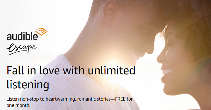 Audible Escape: FREE 30 Days of Romance Novels!