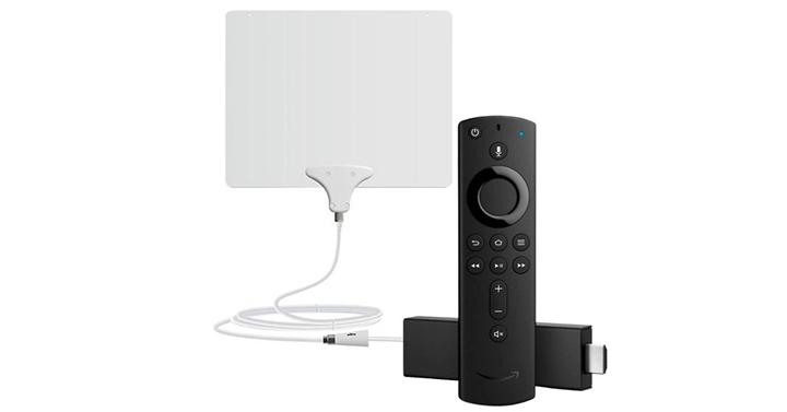 Amazon Fire TV Stick 4K Streaming Media Player & Mohu Leaf 50 Indoor Amplified HDTV Antenna Package – Just $69.99!