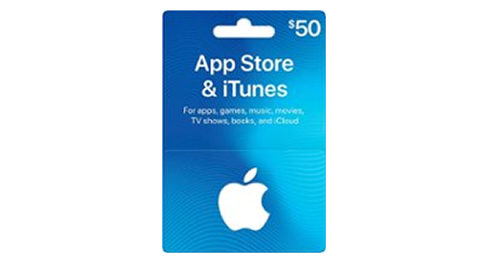$50 App Store & iTunes Gift Card – Just $40!