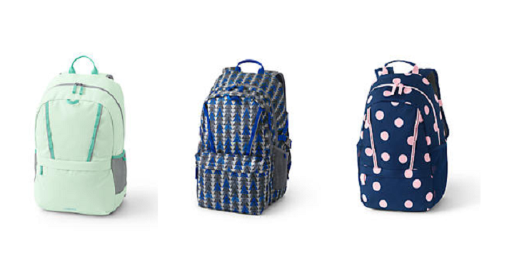 Lands’ End Backpacks Up To 55% Off + FREE Shipping! Prices Start at $7.64 Shipped!