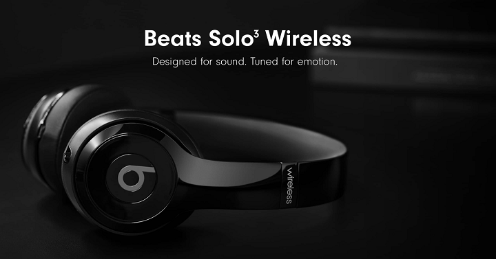 Beats by Dr. Dre – Beats Solo3 Wireless Headphones – Matte Black $139.99! (Reg. $299.99)