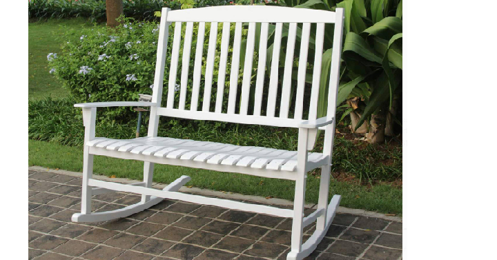 Mainstays Outdoor 2-Person Double Rocking Chair Only $69.97 Shipped! (Reg. $119)