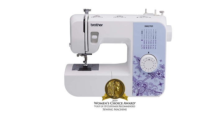 PRIME DAY DEALS!!! Brother Sewing Machine with 27 Stitches, 1-Step Auto-Size Buttonholer, 6 Sewing Feet, Free Arm and Instructional DVD – Just $59.99!
