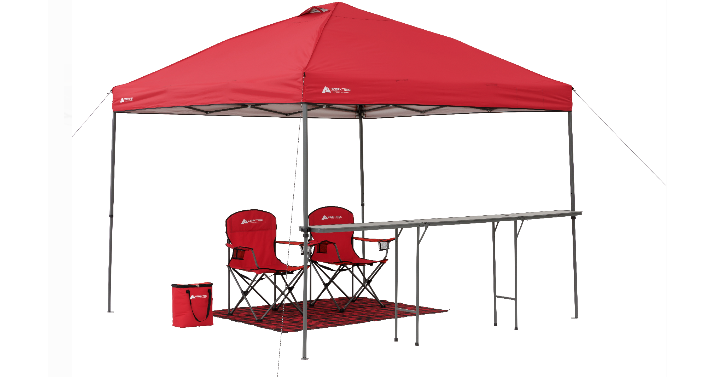 Ozark Trail 10′ x 10′ Lighted Tailgate Instant Canopy Combo Only $89 Shipped! (Reg. $200)