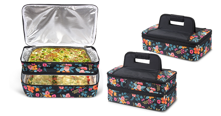 Zodaca Fashion Double Casserole Insulated Carrier Bag Only $34.99! (Reg $56.79)