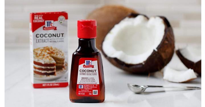 McCormick Coconut Extract With Other Natural Flavors, Pack of 6 – Only $13.74!