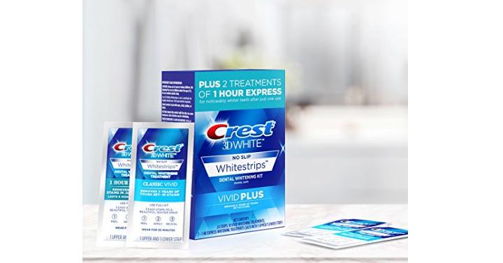 Crest 3D White Whitestrips Vivid Plus – Only $18.57!
