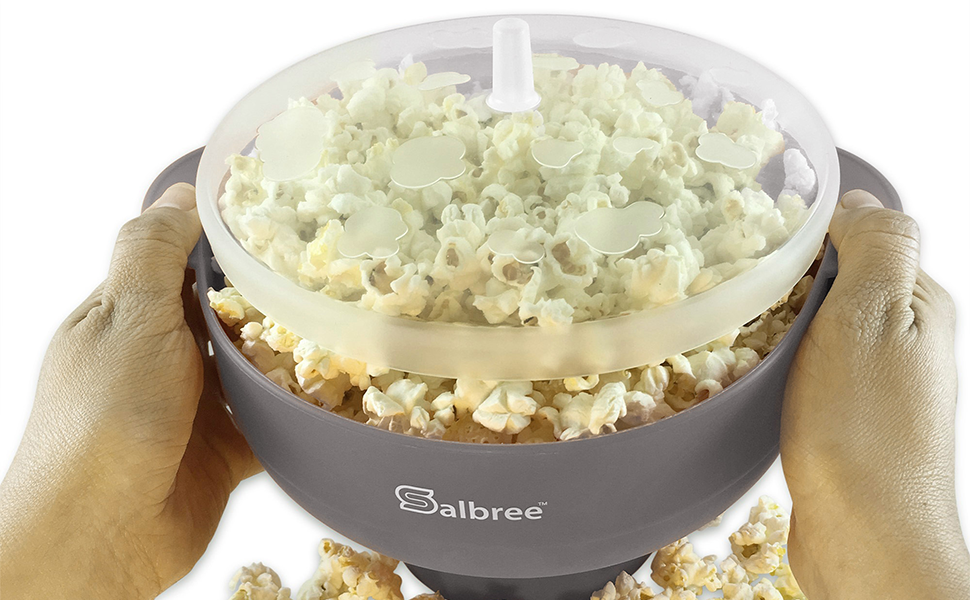 The Original Salbree Microwave Popcorn Popper With Collapsible Bowl Only $11.90!