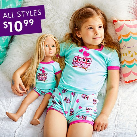 Girl & Doll Sleepwear Deals Starting at $10.99!