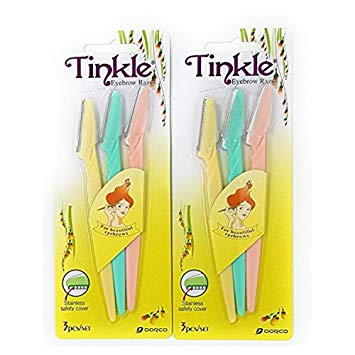 Tinkle Eyebrow Razor Pack of 6 Only $4.80!