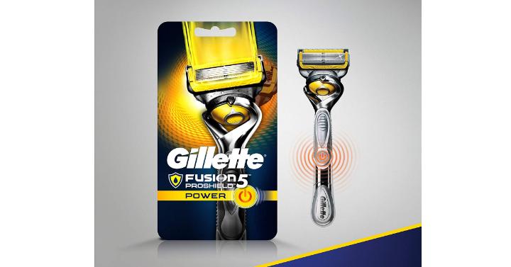 Gillette Fusion5 ProShield Men’s Razor, Handle & 1 Blade Refill – Only $7.99!